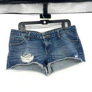 Mossimo Y2K Low Rise Short Short Denim Shorts Women's 12 / 31